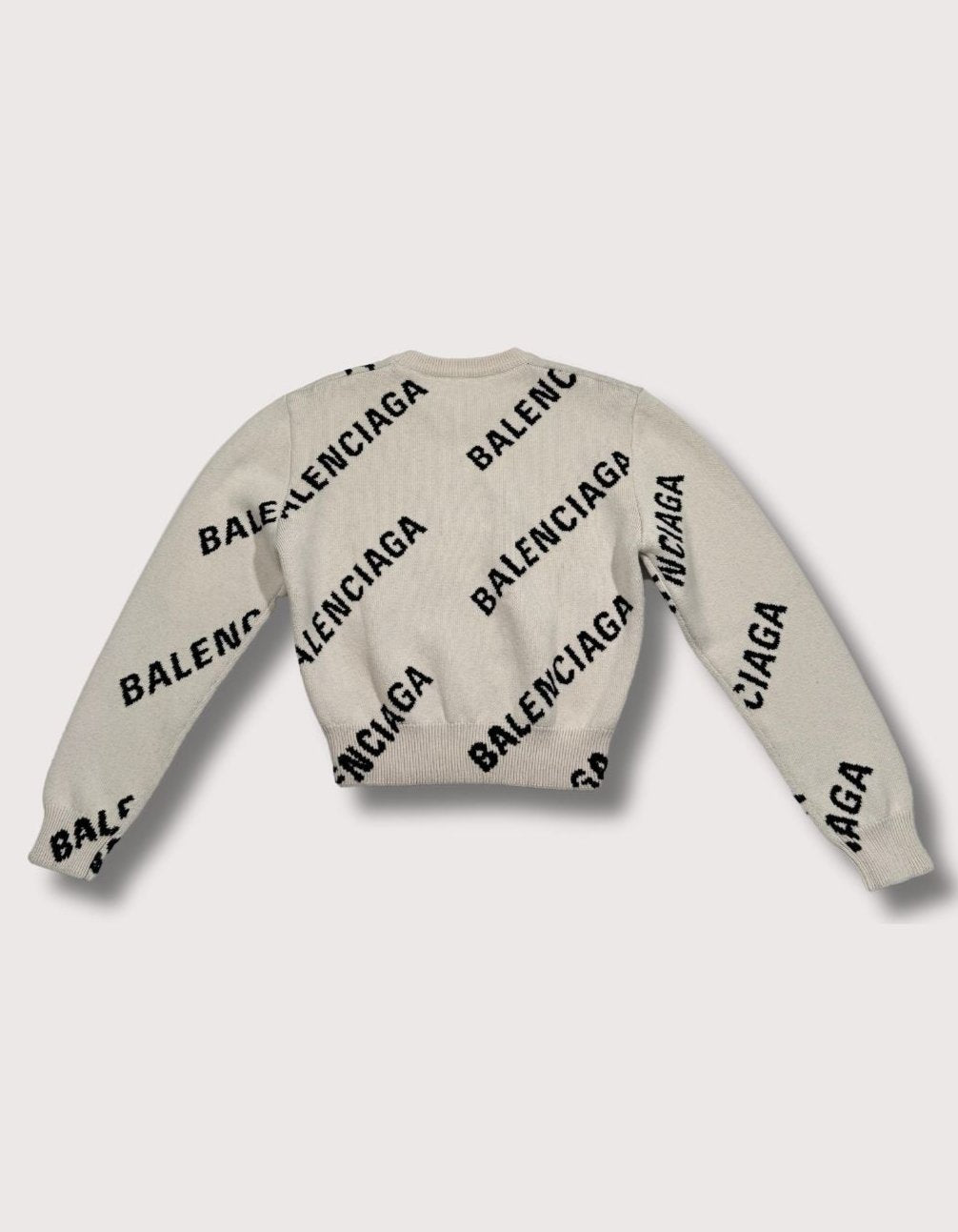 Balenciaga All Over Logo Crewneck